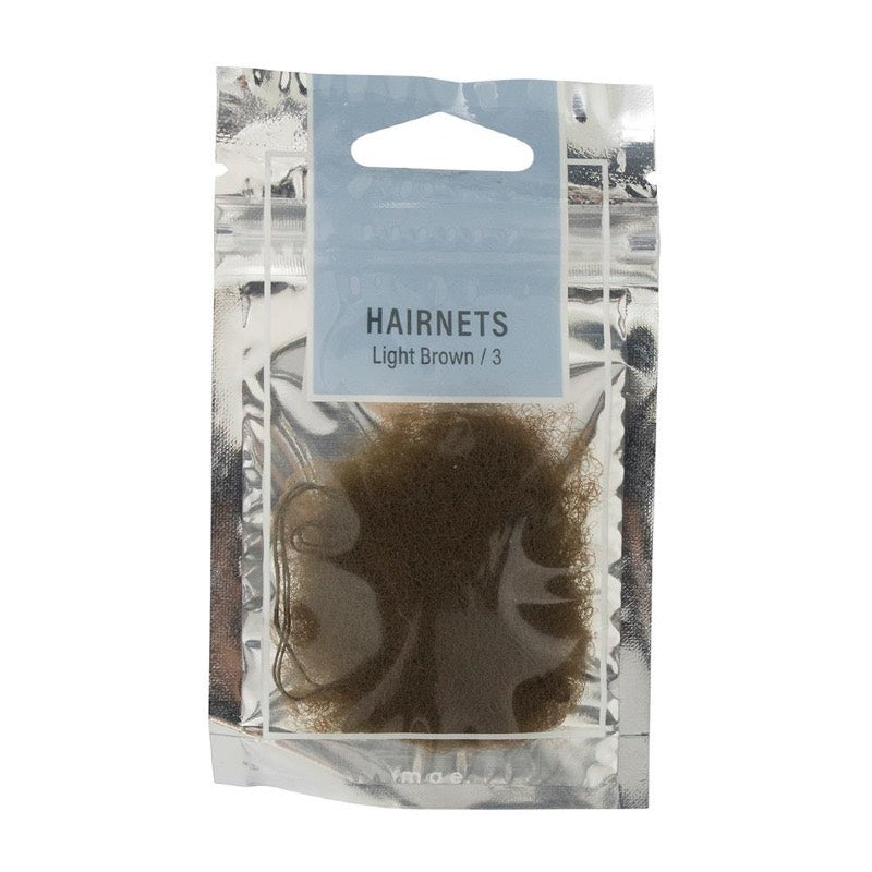 Mae. Hairnets Light Brown 3 Pack