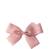 Mini By Mae Alligator Clip Large Bow Pink