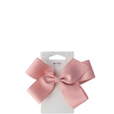Mini By Mae Alligator Clip Large Bow Pink
