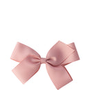 Mini By Mae Alligator Clip Large Bow Pink