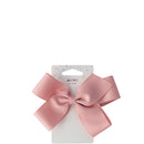 Mini By Mae Alligator Clip Large Bow Pink