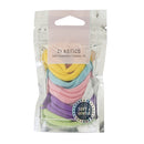 Mini By Mae Elastics Soft Ponytailers Assorted Pastels (15)