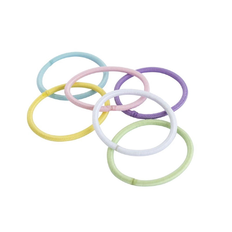 Mini By Mae Elastics Thin Small Assorted Pastels (20)