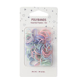 Mini By Mae Elastics Polybands Assorted Pastels (100)
