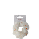 Mini By Mae Elastic Scrunchie Daisy White