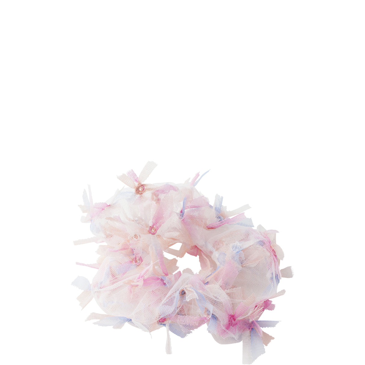 Mini By Mae Elastic Scrunchie Rainbow Frill