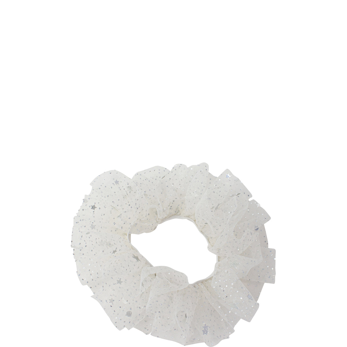 Mini By Mae MBM Elastic Scrunchie Tutu White
