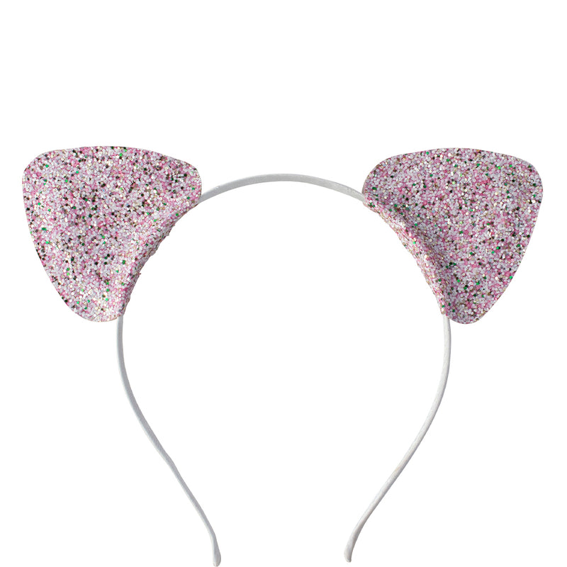 Mini By Mae Headband Glitter Cat Ear Multi