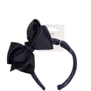 Mini By Mae Headband Large Bow Navy
