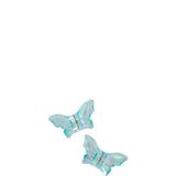 Mini By Mae Butterfly Clips Large Turquoise (2)