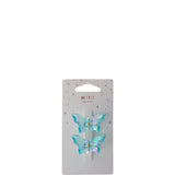 Mini By Mae Butterfly Clips Large Turquoise (2)