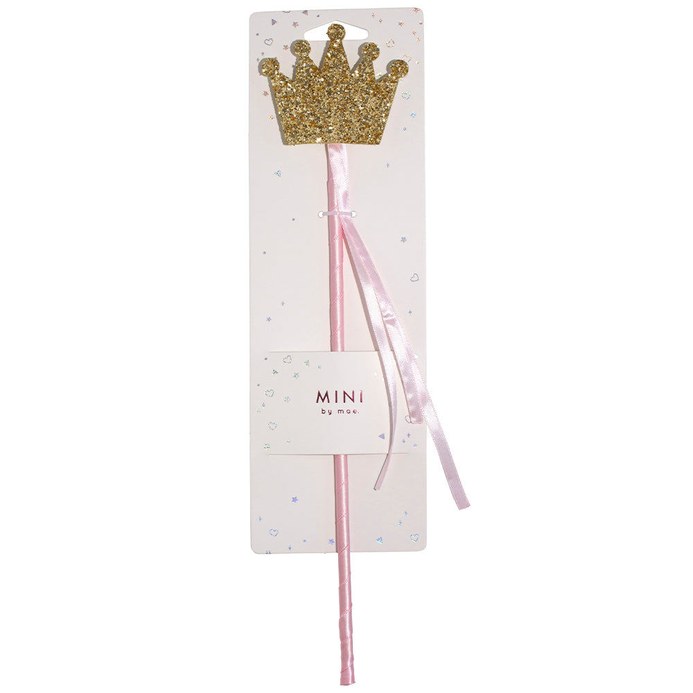 Mini By Mae Fairy Wand Crown Pink
