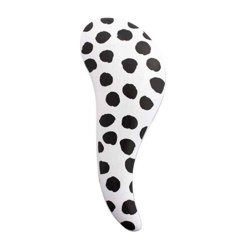 Mae. Brush D-Tangler Pro White with Black Dots