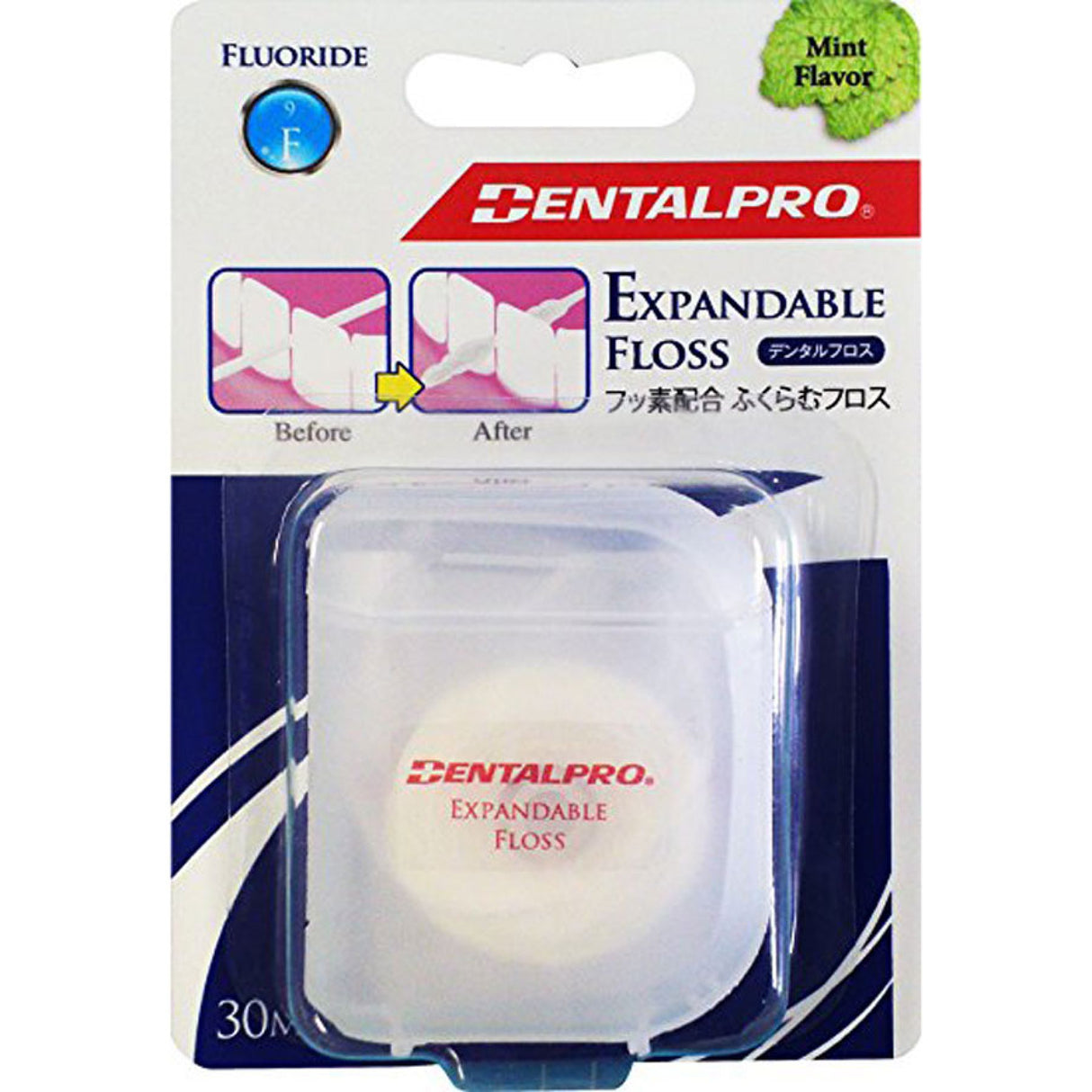DentalPro Expandable Floss Mint 30m