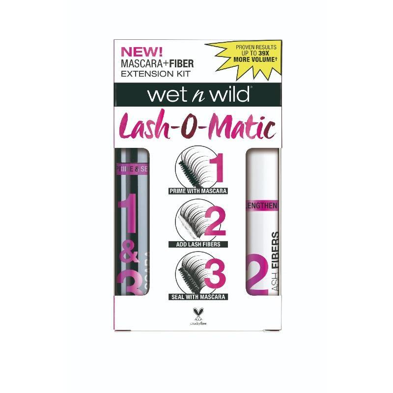 Wet n Wild LashOMatic Mascara+Fibre Extension Kit NZ - Bargain Chemist