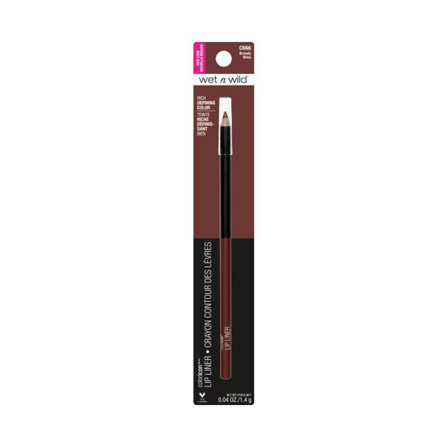 Wet n Wild Colouricon Lip Liner Brandy Wine NZ - Bargain Chemist