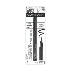 Wet n Wild ProLine Felt Tip Eyeliner Black NZ - Bargain Chemist