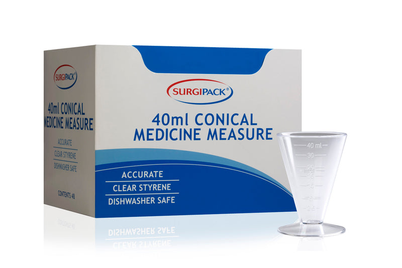 Surgipack Conical Medicine Measure 40ml