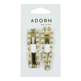 Pearl/Diamante One Touch Clips (2)