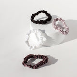 Elastics Slim Scrunchies Greys