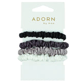Elastics Slim Scrunchies Greys