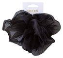 Elastic Scrunchie Extra Large Organza Black