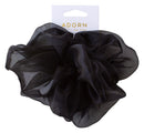 Elastic Scrunchie Extra Large Organza Black