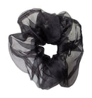Elastic Scrunchie Extra Large Organza Black