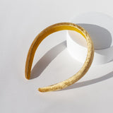 Mae. Headband Velvet Mustard
