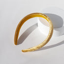 Mae. Headband Velvet Mustard
