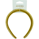 Mae. Headband Velvet Mustard