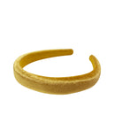 Mae. Headband Velvet Mustard