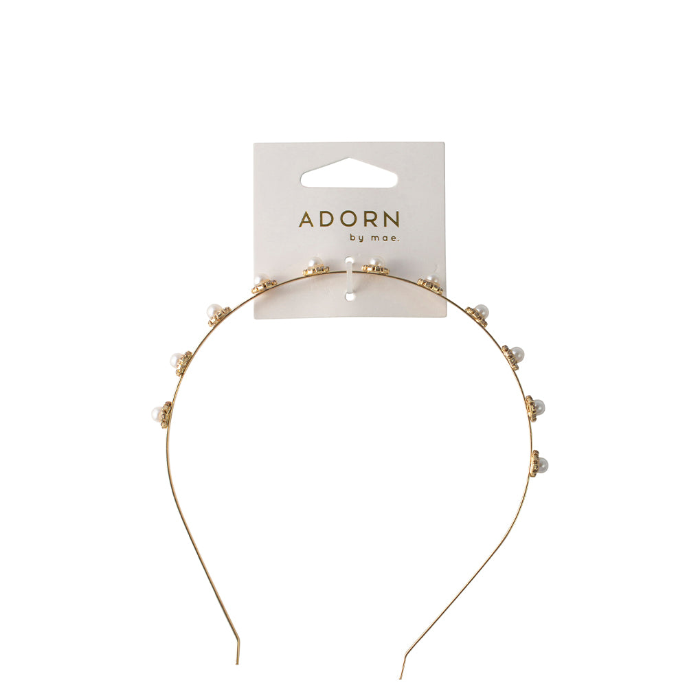 MAE 41-2311 Headband Pearl&Diamante