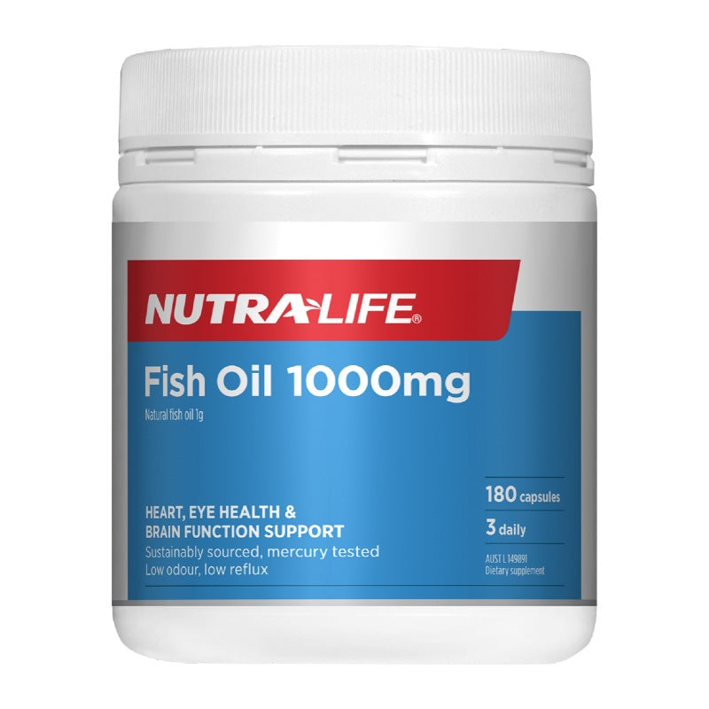 Nutra-Life Fish Oil 1000mg 180 Capsules