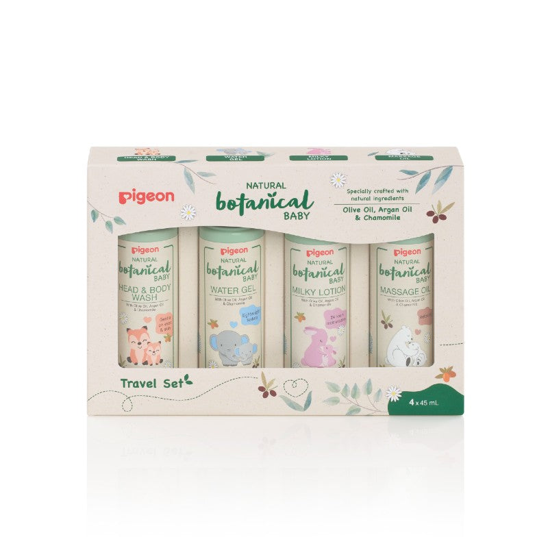 Pigeon Natural Botanical Baby Travel Set