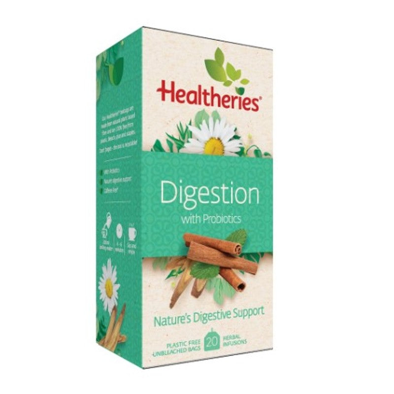 Healtheries Digestion + Probiotic Tea 20 Pack