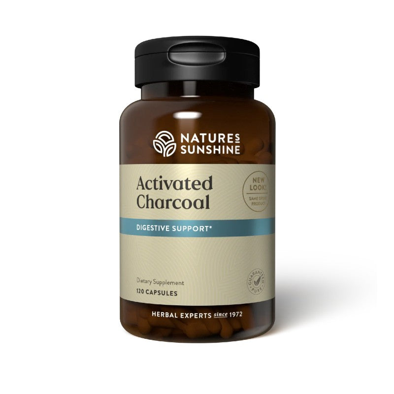 Nature's Sunshine Activated Charcoal 120 Capsules