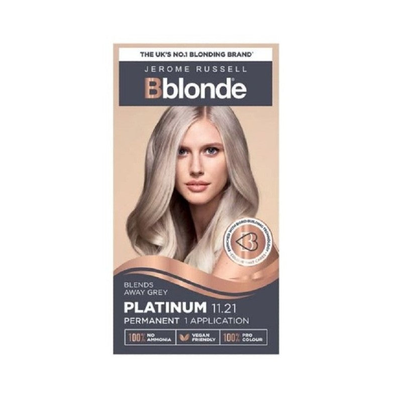 Jerome Russell Bblonde Permanent Hair Colour 11.21 Platinum
