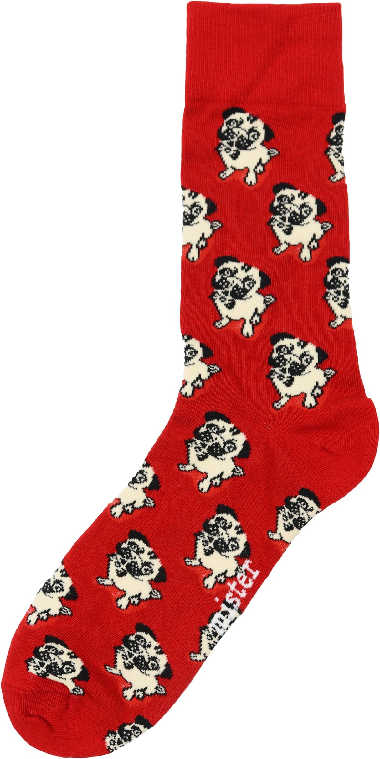 W/SIS Socks French Bulldog Red