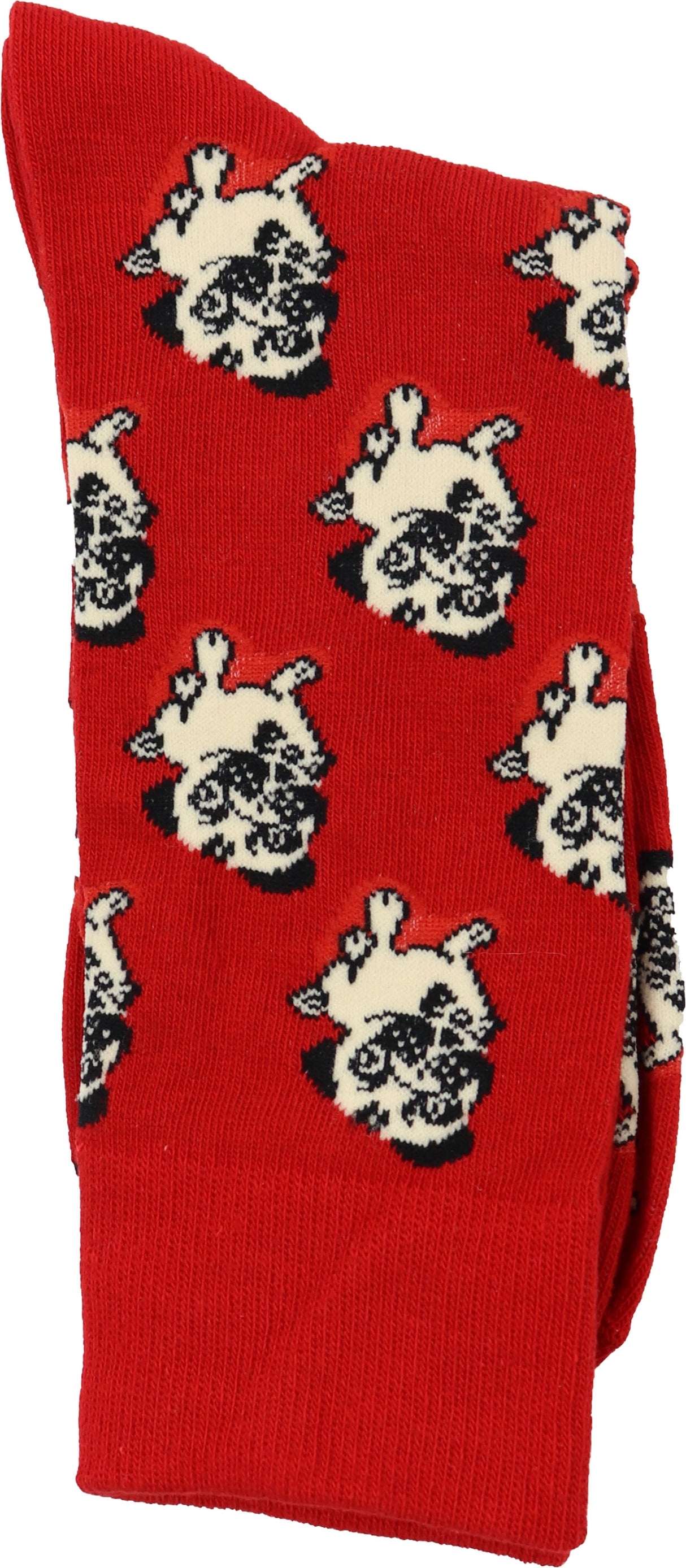 W/SIS Socks French Bulldog Red