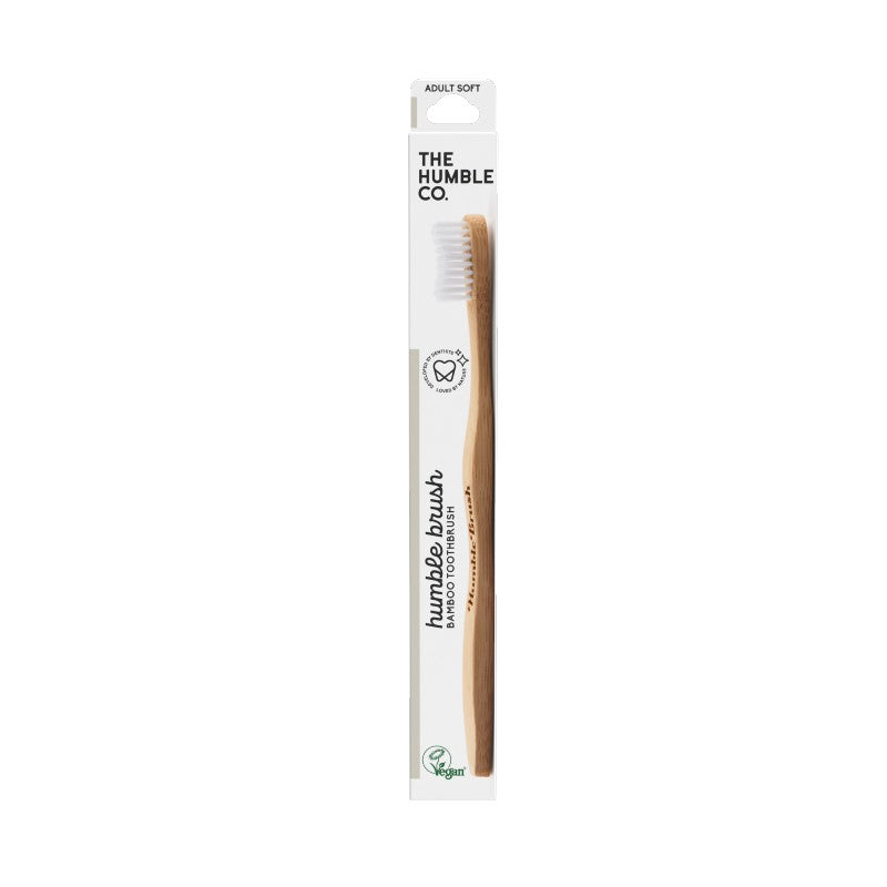 The Humble Co. Toothbrush - Adult White - (Soft)