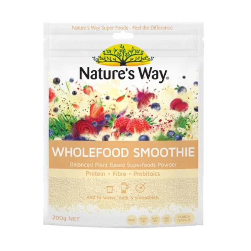 Nature's Way Whole Food Smoothie Vanilla 200g