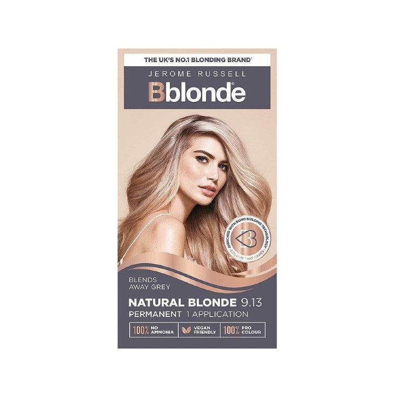 Jerome Russell Bblonde Permanent Hair Colour 9.13 Natural Blonde