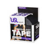 USL Sport Premium Kinesiology Tape Black 5cm x 5m