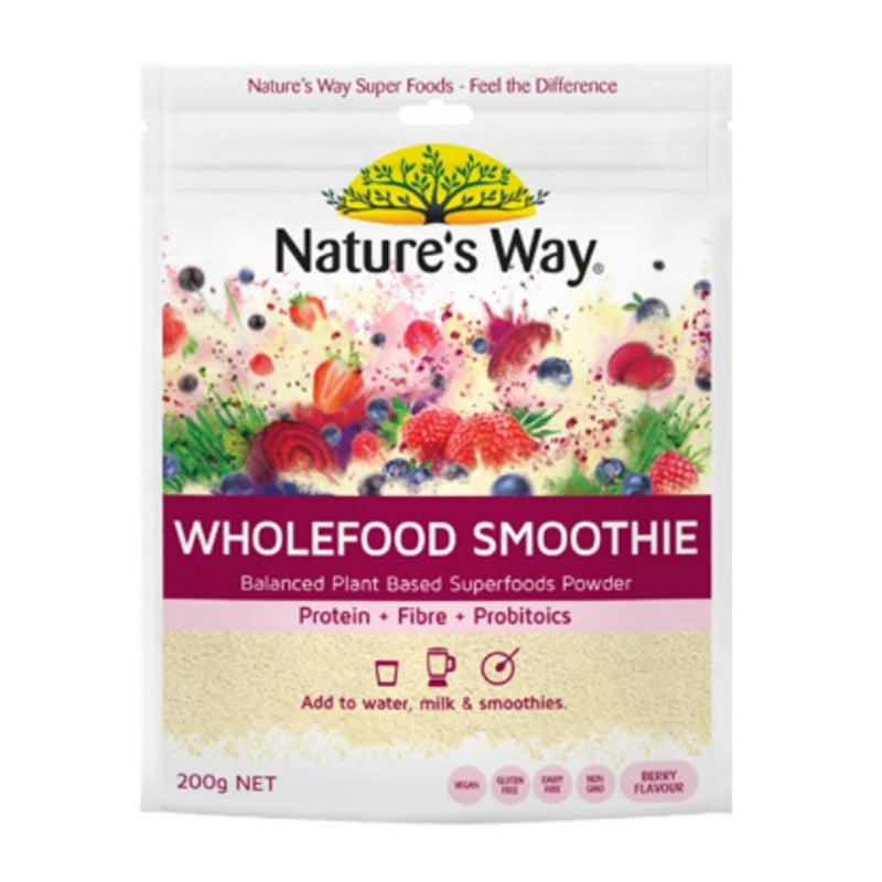 Nature's Way Whole Foods Smoothie Berry 200g