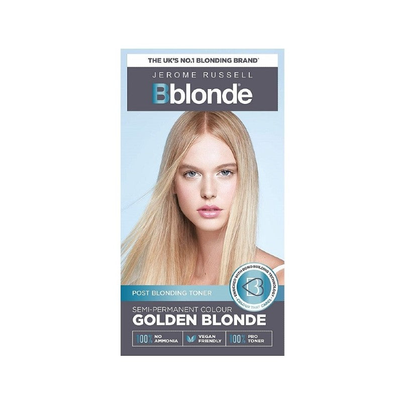 Jerome Russell Bblonde Post Blonding Toner Semi-Permanent Colour Golden Blonde