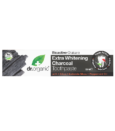 Dr. Organic Charcoal Extra Whitening Toothpaste 100ml