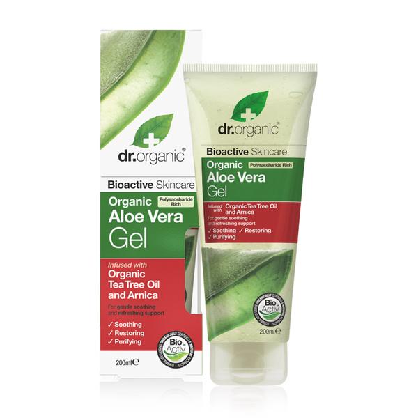 Dr. Organic Aloe Vera Gel with Tea Tree Oil 200ml