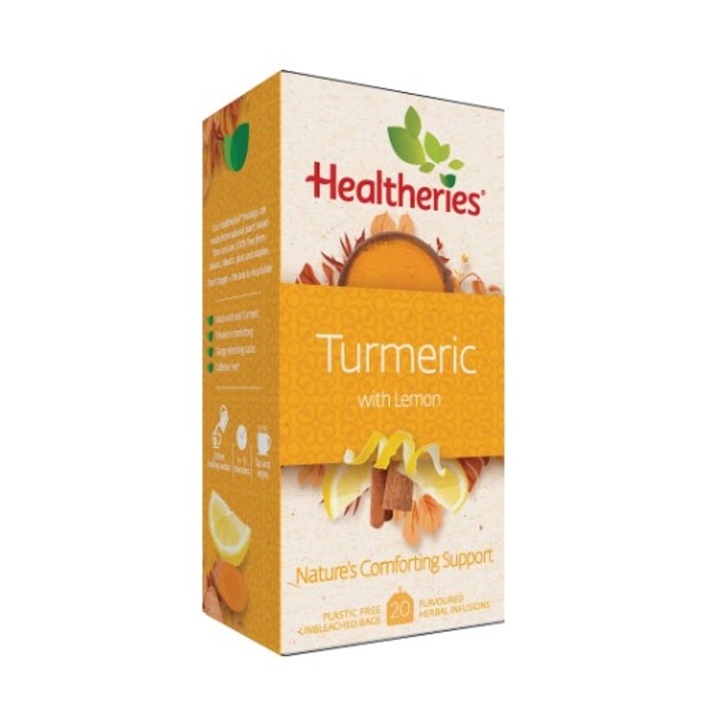 Healtheries Turmeric & Lemon Tea 20 Pack