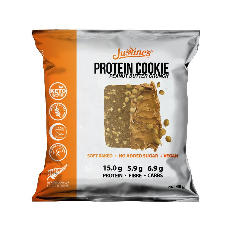 Justine's Keto Peanut Butter Crunch Protein Cookie 66g